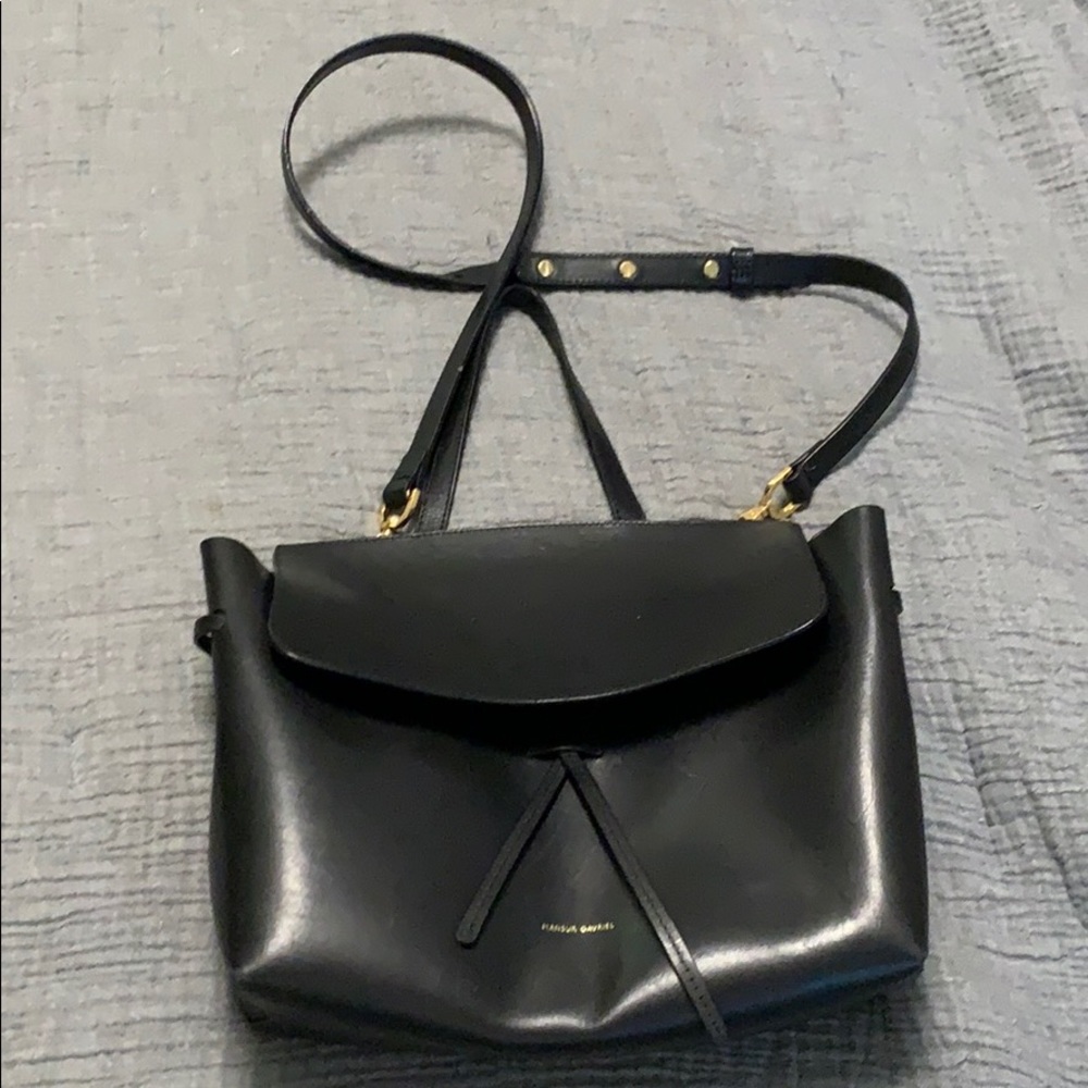 Authentic Mansur Gavriel black mini lady bag
